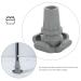 Buy Gleavi 5-Stage Slip-Resistant Matte Crutch Accessories - Forearm Gap Covers & Rubber Tips for Enhanced Safety | International Shipping Available - Buy Online on GoSupps.com