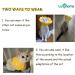 Lanyihome Cat Recovery Collar - Adjustable Cute Flower Neck Elizabethan Collars for Cats, Kittens, Puppies, Rabbits - Pack of 2 (Small Yellow+Pink) - Buy Online on GoSupps.com