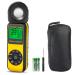 Light Meters 881D Digital Illuminance Meter Ambient Temperature Measurer with Range up to 400,000 Lux Luxmeter, Rotatable Head for 270 Degrees, Display 3999, Data Hold, Back Light, Data storag AP881D(0.01400,000 Lux)