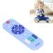 Cartoon Silicone Teething Toy for Toddlers - Educational TV Control Toy (Blue) - Buy Online on GoSupps.com