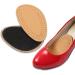 Healifty Leather Half Soles Inserts for Shoe Fit - Forefoot Cushion Pads (Yellow) for Big Size to Half Size Adjustment - Buy Online on GoSupps.com