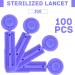 Lancets for Blood Test 30 Gauge Blood Sugar Lancets 100 Count Disposable Twist Top Lancets Sterile Diabetic Lancets for Glucose - Buy Online on GoSupps.com