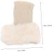 Amosfun Women's Winter Boot Covers - Warm Crocheted Fur Ballet Leg Cuffs & Acrylic Cable Short Socks - Buy Online on GoSupps.com