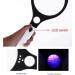 Lightweight Magnifying Glass Handheld Racket Type with Led Light 138Mm Large Mirror 3 Times Hd Magnifying Glass for Reading Watch Repair Lofty Ambition - Buy Online on GoSupps.com