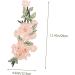 Operitacx 2pcs Sew Romantic Diy Floral Embroidered Apricot Craft Flower Fabric Applique Patches for Ornaments As Shown 27.00X10.00X0.10CM - Buy Online on GoSupps.com