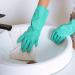 KKRAUS 3 Pairs Reusable Nitrile Gloves Kitchen Cleaning Gloves Laundry Housework Rubber Gloves Waterproof Dishwashing Gloves (Color : Green Size : Medium) Medium Green - Buy Online on GoSupps.com