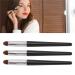 Makeup Brushes 3 Pieces Concealer Brushes Round Head Soft Hair Professional Highlighter Brush for Makeup Artist Beginners