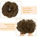 OMGREAT 2PCS Thick Updo Messy Hair Buns Curly Wavy Ponytail Extensions - Ginger Brown Mix Bleach Blonde - Buy Online on GoSupps.com