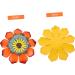 Toddmomy 5 Pcs Sunflower Wall Hanging Ornament Outdoor Metal Wall Art Iron Sunflower Adornment American Style Assorted Colorx5pcs 28.3X28.3X2.5CMx5pcs - Buy Online on GoSupps.com