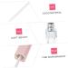 SOESFOUFU 6pcs Lip Gloss Empty Tube Lip Gloss Pigment Empty Eyeliner Mascara Bottle Bulk Lip Balm Pink Abs - Buy Online on GoSupps.com