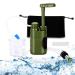 Lixada water filter 5000L camping water filter survival water filter pump with storage bag for drinking water emergency survival camping travel fishing