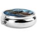 Chicago Reflected Printed Round Pill Box | Portable Travel Medicine Organizer | International Shipping Available - Buy Online on GoSupps.com