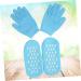 VINTORKY Spa Gel Socks Gel Gloves and Socks Moisturizing Heel Socks Dry Skin Gloves Socks for Women Spa Gel Gloves Moisturize Gel Socks for Moisturizing Women Spa Socks Ladies Gloves Hand 21.00X10.50X3.00CM - Buy Online on GoSupps.com
