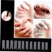 minkissy 1 Set Nail set acrylic nail forms nail art tips gel nail extension forms Manicure Grinding Strip Nails Extension Brush Pen manicure kit Manicure Pen plastic nail glue white shaping - Buy Online on GoSupps.com