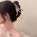 Women's hair accessories banana hair clips Korean Orchid Lily Claw Clip Retro Pearl Tassel Ponytail Claw Clip Girl Hair Accessories (Color : TS5327 3) - Buy Online on GoSupps.com