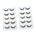 Beavorty 10 Pairs Fake eyelashes reusable eyelashes natural look magnetic lashes fluffy natural eyelashes false eyelashes for beginners short fake eye lashes chemical fiber make up 5d