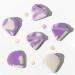 Songaa Triangle Powder Puff Set - 10 Air Cushion Makeup Sponges for Foundation Cream & Concealer - Portable Box - Purple Blending Sponges for Flawless Finish - Buy Online on GoSupps.com