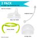 Comotomo Soft Spout Transition Sippy Cup Kit | Fits 5oz & 8oz Bottles | Includes Nipple, Weighted Straw & Bottle Handles | 2 Pack Green - Buy Online on GoSupps.com