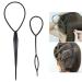 iTauyees Hairstyle Aid Hair Tail Twister Band Bun Styler Hair Twister Black