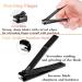 Professional Men's Manicure Set - 18 Pcs Stainless Steel Nail Care Tools with Travel Case - Pedicure Kit Gift for Men - Black and Red - Buy Online on GoSupps.com