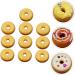 Uonlytech 20 Pcs Donut Decoration Blush Decor Bling Decor Lovely Ornament Child Accessories Earth Tones - Buy Online on GoSupps.com