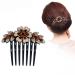 KuuGuu 6 PCS Women Flower Hair Comb Pins Rhinestone Slide Clips - Bride Wedding Headdress Hair Accessories (Pattern_2) - Buy Online on GoSupps.com
