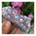 Amethyst Rough Stone for 180g Gold Titanium Purple Rainbow Amethyst Bismuth Crystal Cluster Brazil HOMEZHOU