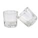 Geviro 2 Pack Nail Art Glass Crystal Bowl Cup Glass Dappen Dish Bowl Nail Tools Nail Art Transparent Cup for Acrylic Powder