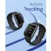 GRV Smart Watch - IP68 Waterproof Fitness Tracker with Heart Rate Monitor | Smartwatch for Android & iOS Phones - Black - Buy Online on GoSupps.com