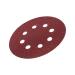 125mm Polishing Grinding Wheel - Red Perforated Flocked Sandpaper & Support Pads (60#) | International Shipping Available - Buy Online on GoSupps.com