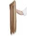 Long Short Claw Ponytail Hair Extensions One Piece Cute Clip in on Ponytail Jaw Claw on Straight Curly Hairpiece Brown Blonde Black Ombre 26" Straight Light brown & ash blonde - Buy Online on GoSupps.com