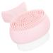 Ipetboom Double-sided Silicone Facial Cleansing Brush Face Facial Scrubber Manual Facial Cleansing Brush Facial Exfoliator Facial Brush Tool Soft Fur Man-made Fiber Plastic
