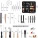 Leather Working Tools Craft Kit - Upholstery Repair & DIY Supplies with Waxed Thread, Groover, Awl - for Leather Sewing & Crafting - Buy Online on GoSupps.com
