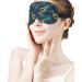 Avocado and Leaves Sleep Mask Eye Cover for Sleeping Blindfold with Adjustable Strap Blocks Light Night Travel Nap for Men Women - Buy Online on GoSupps.com
