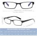 AQWANO 4-Pack Blue Light Blocking Reading Glasses for Men & Women - Comfort Spring Hinges Anti-UV/Glare 1.5x Magnification - Perfect for Computer Use - Buy Online on GoSupps.com