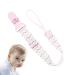 Firulab baby pacifier holder clip pacifier clip |Pacifier bite belt anti-drop-on-leash calpile holder-leash soothie holder universal holder leash for bite toys bite rings pacifier cord-A02