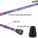 Adjustable Walking Cane for Men Women One Piece Aluminum Cane Not Foldable Cane Height Adjustable 78 to 100 cm Walking Stick Cane for Seniors Stable Walking Stick with Smooth Wooden Handle - Buy Online on GoSupps.com