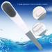 Electric Silicone Bath Brush - Waterproof Vibrating Body Shower Cleansing & Massager - Long Handle Multi-functional Design (Gray) - Buy Online on GoSupps.com
