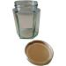 Glass Hexagonal Jars 8oz (190ml) With Gold Lids - Pack Of 41 - Made in the UK - Buy Online on GoSupps.com