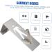 STOBAZA Hole Hooks 1 Pair Hook up Kitchen Cabinet Decor Shower Robe Hooks Hanging Storage Hooks Rearview Mirror Hangers 12.3x4cm As Shown - Buy Online on GoSupps.com