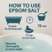 GiDeli Epsom Salt 10 kg magnesium sulfate pharmaceutical grade bath salt in bucket 100 pure natural salt foot bath skin care relaxation bath 10000 g - Buy Online on GoSupps.com