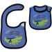 Yafane Baby Bibs Waterproof 10 Pack | Soft Cotton Velcro Fastener for Boys & Toddlers | Blue - Buy Online on GoSupps.com