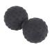 Healvian yoga massage ball peanut ball hand foot peanut massage roller body massager foot massager foot hand peanut massage roller hand massager peanut massage device 12x6.3cm black
