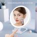 Ruuizksa 10X Magnifying Makeup Mirror with Lights and Magnification 3 Colors Desktop LED Mirror and Vanity Mirror for Travel - Buy Online on GoSupps.com