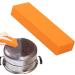 Stainless Steel Decontamination Artifact Eraser Reusable Rust Eraser Limescale Rust Glass Cleaning Eraser Magic Stainless Steel Stain Remover Eraser for Tough Stains and Dirt Orange1*3pcs - Buy Online on GoSupps.com