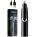Ear and Nose Hair Trimmer Clipper 2023 Professional Painless Eyebrow & Facial Hair Trimmer for Men White