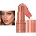 Cream Blush Stick - Long Lasting Cheek Blush Makeup - Highly Pigmented Stick Blush for Natural Glow on Cheeks Face and Brows Veeteah - Buy Online on GoSupps.com