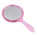 OIGUMR Large Double Sided Handheld Mirror 1x/2x Handheld Mirror Cute Handheld Mirror 5.8x10.6inch Pink Large 1Pcs Pink