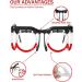 Anti Motion Sickness Glasses - Relief for Carsickness, Seasickness, Airsickness - Red Liquid Glasses for Adults & Kids - Ideal for Travel, Sports, and Gaming - Buy Online on GoSupps.com