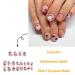 24 Pcs Halloween Press on Nails - Cute Pink Fake Nails with Bear Bat & Spider Web Designs - DIY Acrylic Nail Art Kit for Women - YEFIUO - Buy Online on GoSupps.com